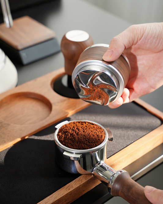 53.3mm Espresso Distribution Tool Walnut Coffee Distributor Fits Breville