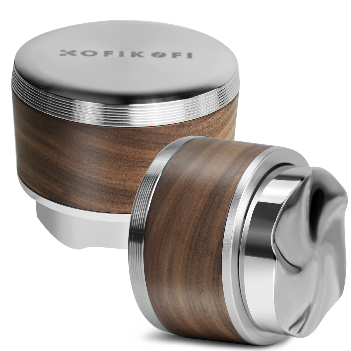 53.3mm Espresso Distribution Tool Walnut Coffee Distributor Fits Breville