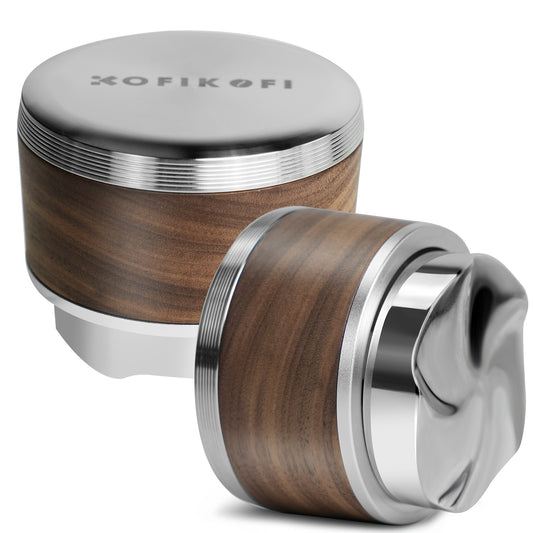 53.3mm Espresso Distribution Tool Walnut Coffee Distributor Fits Breville