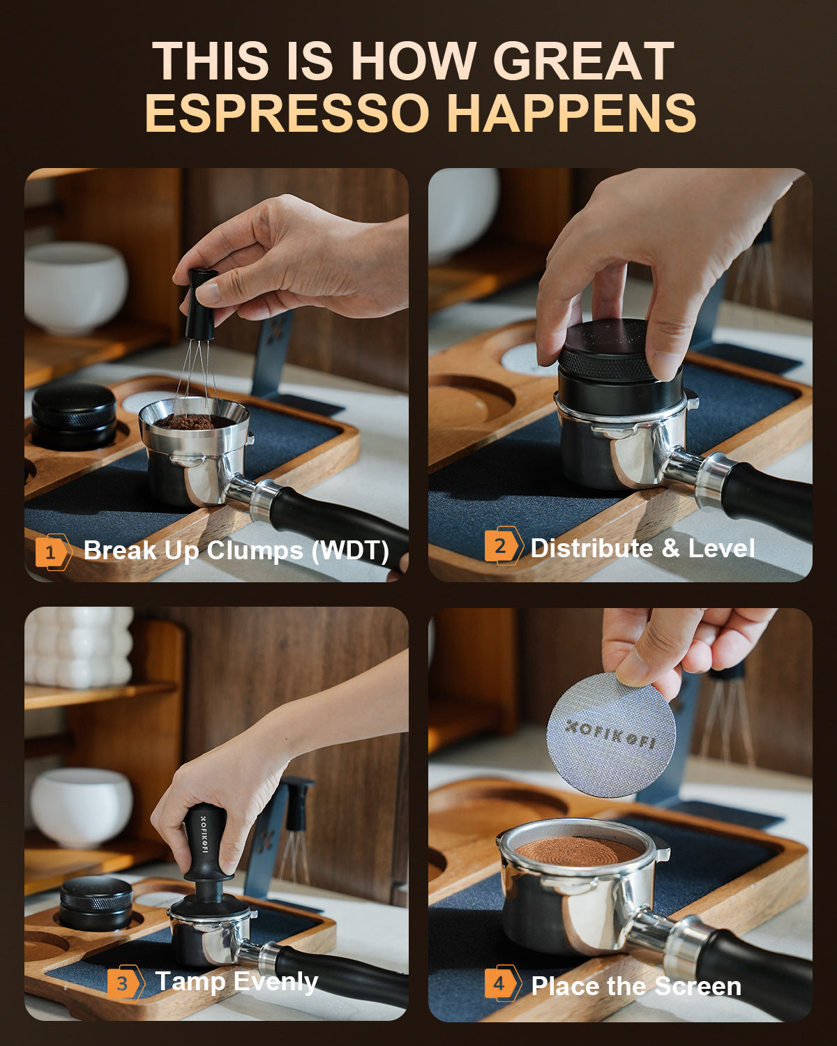 Special Offer-54mm Bottomless Portafilter 3 Ears 304 Head- Aluminum Alloy Handle- for Breville