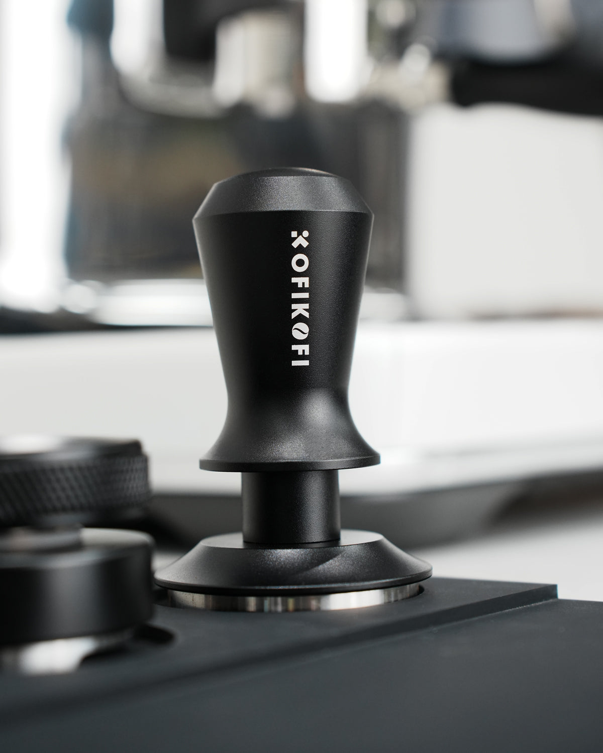 Espresso Tamper, 30lbs Spring Loaded, Aluminum Handle, Ripple Base 51/53/58MM