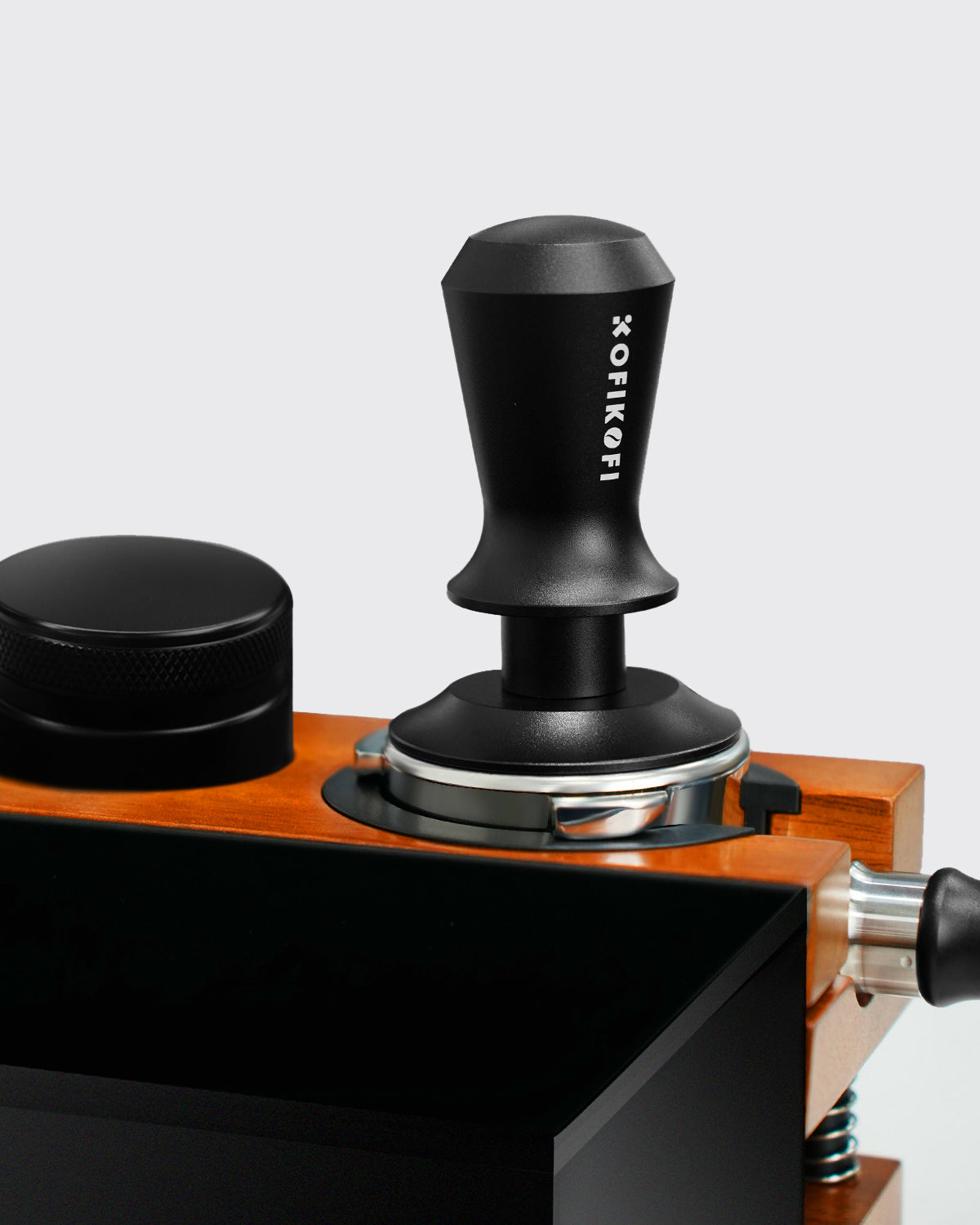 Espresso Tamper, 30lbs Spring Loaded, Aluminum Handle, Ripple Base 51/53/58MM